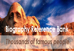  Biography Reference Bank