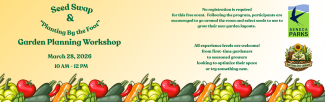 garden planning workshop march 28, 2026 at 10 AM