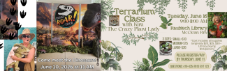 DinoRoar 6/10/26 @ 11AM & Terrarium Prereg by 6/11/26