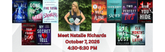 Meet author Natalie Richards 10/7/26 - 4:30 to 5:30